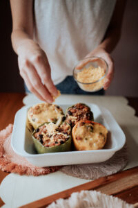 Vegetarian Stuffed Bell Peppers