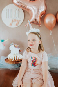 A Unicorn Themed 4th Birthday Party